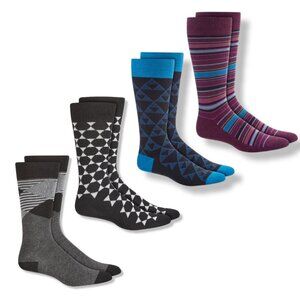 8 pack Men's Socks -ALFANI -one size 10-13 -us shoe Size 7-12 Moisture wick